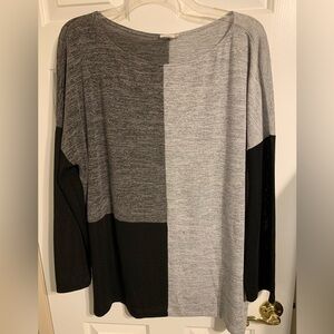 Colorblock Long Sleeve Top